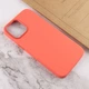 Чохол Silicone case (AAA) full with Magsafe and Animation для Apple iPhone 12 Pro Max (6.7") Оранжевый / Pink citrus - изображение 7