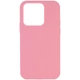 Чохол Silicone Case Full Protective (AA) NO LOGO для Apple iPhone 15 Pro Max (6.7") Рожевий / Light pink - зображення 1