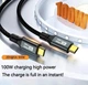 Кабель Type-c - Type-c Usb 3.2 Type-C Gen2 20Gbps 8K @ 60Hz 100W AV audio video. SmartGo Дата кабель - изображение 2