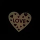 Брелок светящийся Magic Shine Сердце Love Красный (4.11-11) - изображение 2
