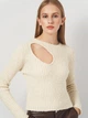 Свитер женский Zara 7901/307 L Бежевый (07901307712043) - изображение 4