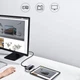USB Хаб с Type-C входом Baseus Magic Multifunctional with Retractable Clip (HDMI TF/SD карты,100 Вт, AUX 3,5) - изображение 9