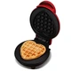 Электрическая мини вафельница Waffle Maker в виде Сердца с антипригарным покрытием Красная - изображение 1