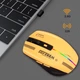 Бездротова комп'ютерна ігрова миша Wireless Mous LT-T19 USB 2,4G на акумуляторі чорно-помаранчева - зображення 5