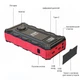 Портативна батарея 25000 mAh з функцією автозапуску XON PowerBoost (TC1N 5887) Чорна - зображення 9
