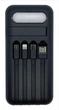 Портативна батарея 10000 mAh XON PowerBank MultiLink (MC1M) Black (5060948062923) - зображення 3