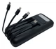 Портативна батарея 10000 mAh XON PowerBank MultiLink (MC1M) Black (5060948062923) - зображення 5