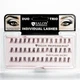 Пучкові вії для нарощування подвійні Salon Duo Flare Individual Lashes, SHORT - зображення 1
