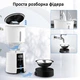 Автоматическая кормушка для котов и собак PF01W с Wi-Fi электронная умная автокормушка - изображение 3