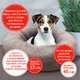 Лежанка для животных Funny Animals круглая 45 х 45 х 13 см Мокко (МС 160401-04) - изображение 5