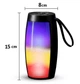 Портативная блютуз колонка з RGB-подсветкой 5.0 ZQS 1202 Черный - изображение 4