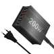 Блок питания Type-C зарядное устройство USB GAN-3 200W (200Вт) Быстрая Зарядка для Ноутбука и телефона Macbook iPhone Samsung - изображение 3