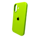 Защитный чехол-накладка Silicone Full Case AA Open Cam для Apple iPhone 16 Shiny Green (FullOpeAAi16-24) - изображение 3