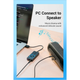 Звуковая карта Vention USB2.0 External Stereo Sound Adapter with Volume Control 0.15m ABS Type Black (CDRBB) - изображение 6