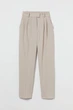 Брюки H&M 1011909П 38 бежевый - изображение 5