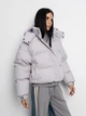 Пуховик зимний короткий женский Alisa Line Agata XS Светло-серый (2500000065521) - изображение 4