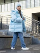 Пуховик зимний женский Alisa Line Alba XS Голубой (2500000065774) - изображение 5