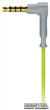 Наушники Philips SHQ1300LF/00 ActionFit Green-Grey - изображение 4