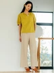 Брюки женские Uniqlo 969983617 M Бежевые (1159816514) - изображение 7