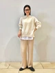Брюки женские Uniqlo 969983617 M Бежевые (1159816514) - изображение 11