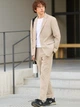 Пиджак мужской UNIQLO 942921408 L Бежевый (1159816636) - изображение 4
