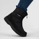 Дутики женские KL-Shoes с мехом короткие на широкую ногу 37 24 см черные (МК 2) - изображение 1