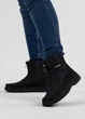 Дутики женские KL-Shoes с мехом короткие на широкую ногу 37 24 см черные (МК 2) - изображение 2