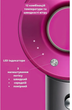Профессиональный фен Magic Hair 5в1 с турбо режимом и ионизацией стайлер SmartX 5 магнитных насадкок для укладки волос 1600 Вт Розовый Фуксия - изображение 3