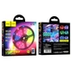 LED Стрічка Hoco DL30 4м 120 світлодіодів 5050 RGB з пультом Чорний - зображення 10