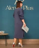 Плаття Alenka Plus 14528-1, 56, темно-синій - изображение 5