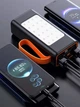 Павербанк PowerBank с быстрой зарядкой и фонарем 30000mAh Ma-3012 |4USB/22.5W| Черный - изображение 5