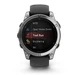 Смарт-часы GARMIN Fenix E 47mm AMOLED Stainless Steel with Black Silicone Band (010-03025-02/00) - изображение 6