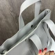 Сумка женская плетеная экокожа мягкая серая - изображение 5