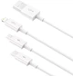 Кабель Baseus Superior Series Fast Charging 3-in-1 Cable USB to MicroUSB+Lightning+Type-C 3.5A 0.5m P10320105221-01 White - зображення 3