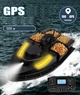 Кораблик для завоза прикормки с 100 GPS точек Xiamen R5 на радиоуправлении Карповый корабль с 4 отсеками Черный (PH051172) - изображение 10