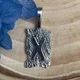 Серебряный кулон руна "Гебо" 925 ° пробы с чернением | Скандинавский амулет - изображение 2