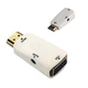 Конвертер перехідник адаптер HDMI to VGA + Jack Audio 3.5мм White - изображение 5