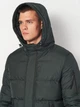 Куртка зимняя мужская Braggart 15400 50 (L) Зеленая (br2000001583432) - изображение 4