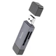 Картридер Hoco HB45 Spirit 2in1 USB/Type-C 2.0 Metal gray - изображение 2