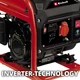 Einhell Генератор бензиновий інверторний TC-IG 1100, 1100Вт, 3600об/хв, 1х230В(1 фаза), 4.35А, бак 6.5л, 95дБ, ручний старт, 20.6кг (4152580) - зображення 2