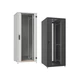 Шафа ZPAS 19", 24U, SZB IT, передні скляні двері, 600x800 мм, максимально 1000кг, чорна - зображення 3