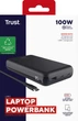 Акумулятор портативний літій-іонний power bank Trust Laro, 20000 мА·год, USB-A/2хUSB-C, 100w, чорний - изображение 10