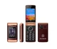 Мобільний телефон розкладачка Tkexun V738 (GUSUN V738) brown. Dual display - зображення 2