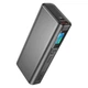 Внешний портативный аккумулятор Павербанк для ноутбука Hoco Q17B Electric 20000mAh 130W 1USB/2Type-C с быстрой зарядкой QC3.0+PD3.0 Black - изображение 4