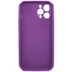 Защитный чехол-накладка Silicone Full Case AA Camera Protect для Apple iPhone 12 Pro Purple (FullAAi12P-19) - изображение 2