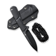 Нескладний тактичний ніж з піхвами Civivi Mini Elementum Fixed Blade C23010-1 Black-Grey (C23010-1) - зображення 4