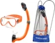 Набор маска и трубка Aqua Speed ALIZE FS + SAMOS 61090 (621-75) Унисекс OSFM Оранжевый (5905718610907) - изображение 2