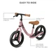 Rowerek biegowy Kinderkraft Space Dark Pink (KRSPAC23PNK0000) - obraz 2