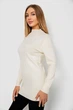 Светр жіночий однотонний колір молочний one size 244R5550 - зображення 3