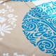 Ткань бязь ранфорс для постельного белья, хлопок, 130 гр/м2, 240 см 12126 v-5 бірюза м.п. - изображение 3